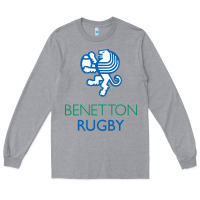 Heather Grey benetton rugby in italy Long Sleeve Tee - linhVisuals