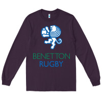 Plum benetton rugby in italy Long Sleeve Tee - linhVisuals