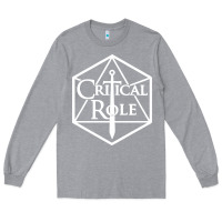 Heather Grey critical role Long Sleeve Tee - linhVisuals