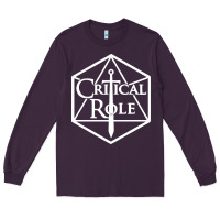 Plum critical role Long Sleeve Tee - linhVisuals