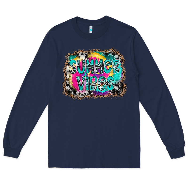 Summer Vibes Long Sleeve Tee by CowhideDigitalArt | Teevron