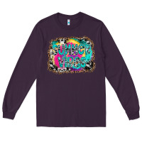 Plum Summer Vibes Long Sleeve Tee - CowhideDigitalArt
