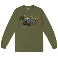Army Green mouse guard Long Sleeve Tee - linhVisuals