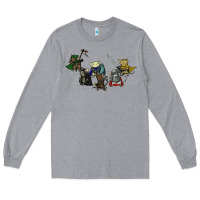 Heather Grey mouse guard Long Sleeve Tee - linhVisuals