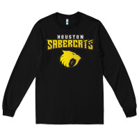 Black houston sabercats rugby Long Sleeve Tee - linhVisuals