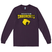 Plum houston sabercats rugby Long Sleeve Tee - linhVisuals