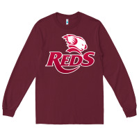 Burgundy queensland reds rugby Long Sleeve Tee - linhVisuals