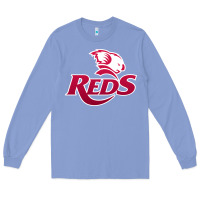 Colony Blue queensland reds rugby Long Sleeve Tee - linhVisuals