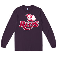 Plum queensland reds rugby Long Sleeve Tee - linhVisuals
