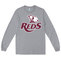 Heather Grey reds rugby australia Long Sleeve Tee - linhVisuals