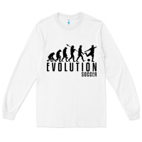 White soccer evolution Long Sleeve Tee - linhVisuals