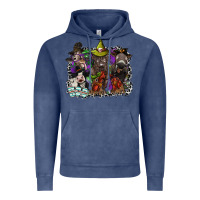 Vintage Denim animal halloween Vintage Hoodie - SublimationCraftShop