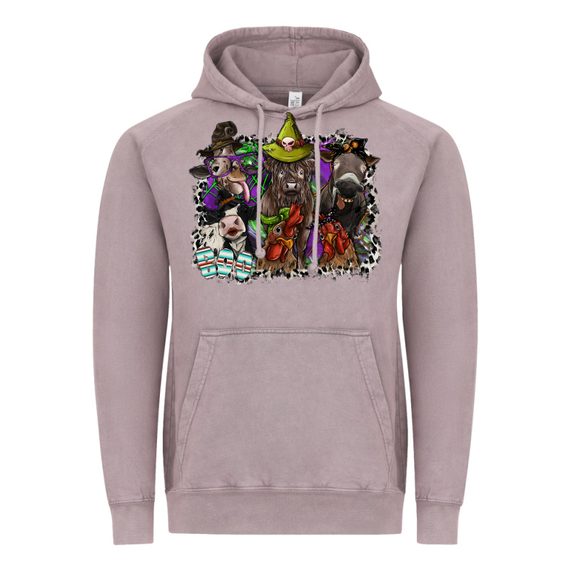 Animal Halloween Vintage Hoodie by SublimationCraftShop | Teevron