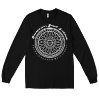 Black BBS Wheel Long Sleeve Tee - linhVisuals