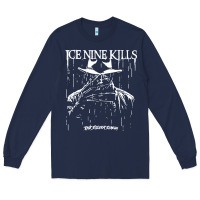 Navy Ice Nine Kills Long Sleeve Tee - linhVisuals