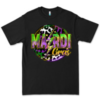 Black mardi gras lightning Premium Tee - FaDigitalArtStudio