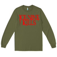 Army Green red ice nine kills Long Sleeve Tee - linhVisuals