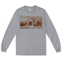 Heather Grey grand canyon Long Sleeve Tee - linhVisuals