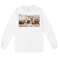White grand canyon Long Sleeve Tee - linhVisuals