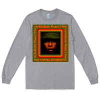 Heather Grey erykah badu Mama's Gun Long Sleeve Tee - linhVisuals