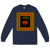 Navy erykah badu Mama's Gun Long Sleeve Tee - linhVisuals