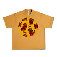 Peanut Butter african masks round earrings 5 Urban Heavy Tee - BundleAndBundleShop
