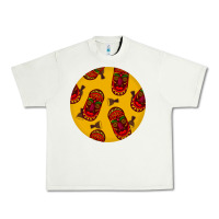 African Masks Round Earrings 5 Urban Heavy Tee | Teevron