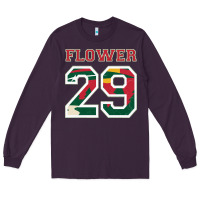 Plum flower 29 wild goalie fleury minnesota pro ice hockey design Long Sleeve Tee - linhVisuals