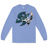 Colony Blue the barracuda san jose Long Sleeve Tee - linhVisuals