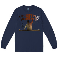 Navy freestyle dj 80s electronic dance music great concert Long Sleeve Tee - linhVisuals