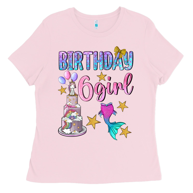 Birthday Girl 6 Ladies Tee by BundleAndBundleShop | Teevron