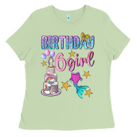 Matcha birthday girl 6 Ladies Tee - BundleAndBundleShop