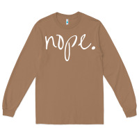 Toasted Coconut funny nope Long Sleeve Tee - linhVisuals