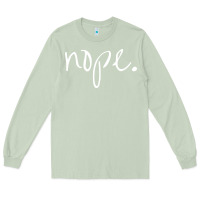 Matcha funny nope Long Sleeve Tee - linhVisuals