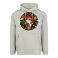 Moon Dust Longhorn Cow Christmas Heavyweight Hoodie - RanaPortraitStore