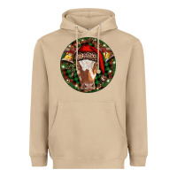 Mushroom Longhorn Cow Christmas Heavyweight Hoodie - RanaPortraitStore