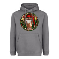 Storm Longhorn Cow Christmas Heavyweight Hoodie - RanaPortraitStore