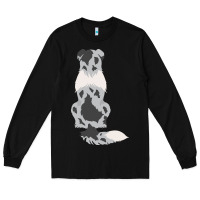 Black australian shepherd Long Sleeve Tee - linhVisuals
