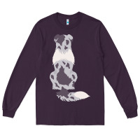 Plum australian shepherd Long Sleeve Tee - linhVisuals