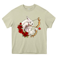Mossy cupid cat Heavy Core Tee - OliviaCreatesArt
