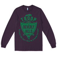 Plum troop beverly hills single color Long Sleeve Tee - linhVisuals