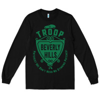 Black troop beverly hills single color Long Sleeve Tee - linhVisuals