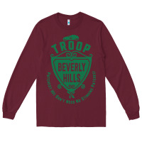 Burgundy troop beverly hills single color Long Sleeve Tee - linhVisuals