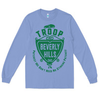 Colony Blue troop beverly hills single color Long Sleeve Tee - linhVisuals
