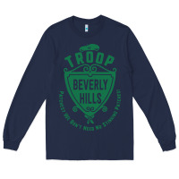 Navy troop beverly hills single color Long Sleeve Tee - linhVisuals