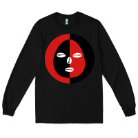 Black eleggua 2 colors face Long Sleeve Tee - linhVisuals