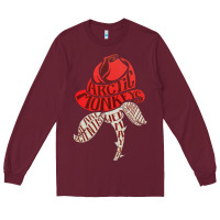 Burgundy #arcticmonkey Long Sleeve Tee - linhVisuals