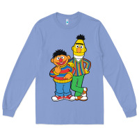 Colony Blue bert and ernie Long Sleeve Tee - linhVisuals