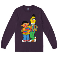 Plum bert and ernie Long Sleeve Tee - linhVisuals