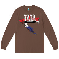 Chestnut mens tata croatian father croatia bester papa father's day Long Sleeve Tee - linhVisuals